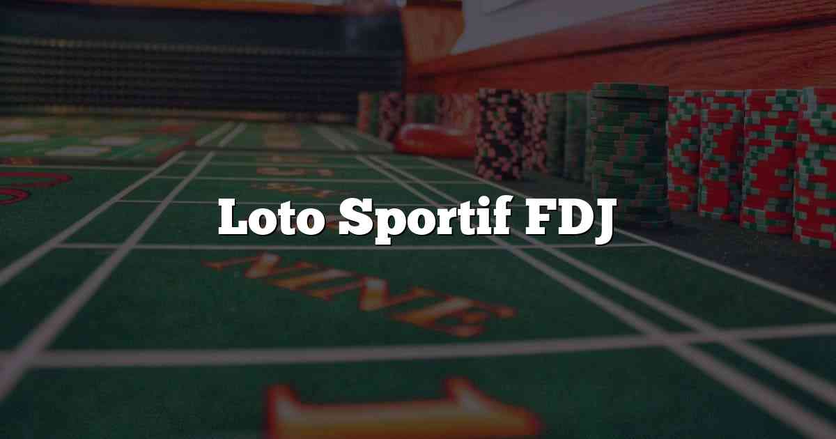 Loto Sportif FDJ